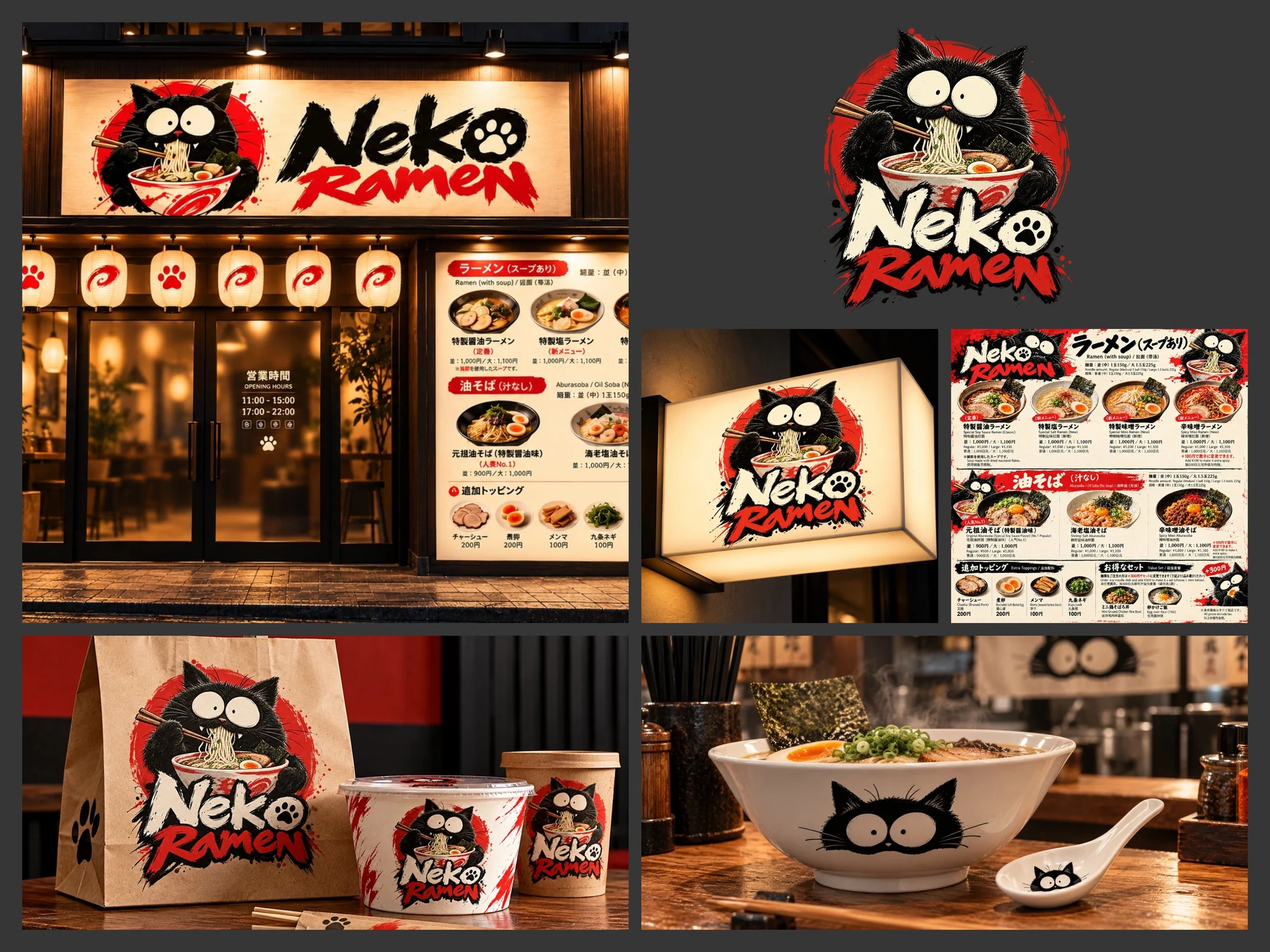 Neko Ramen — brand guidelines